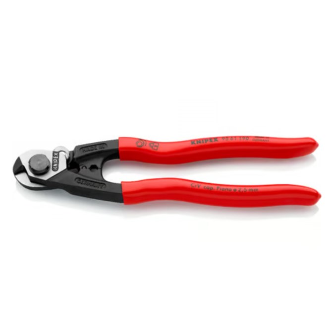KNIPEX nožnice 190 mm, na káble a drôtené laná