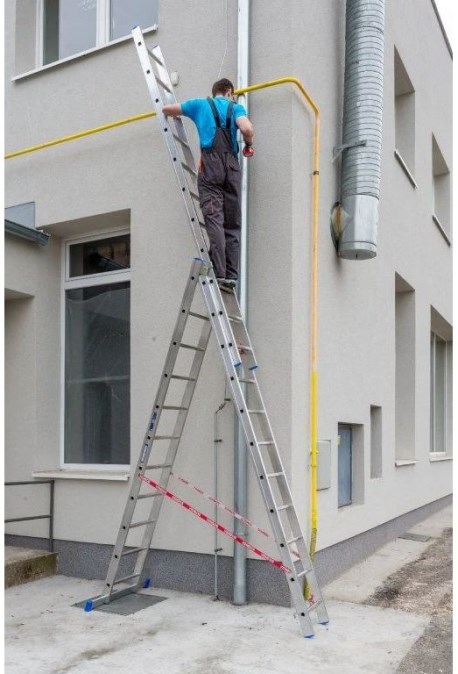 VENBOS PROFI 3811 rebrík 3x11, trojdielny, hliníkový