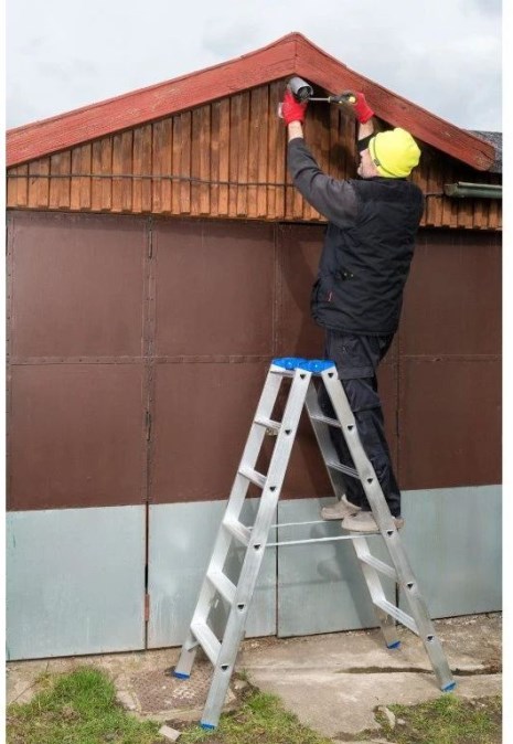VENBOS PROFI 5504 dvojramenný rebrík 2x4, hliníkový