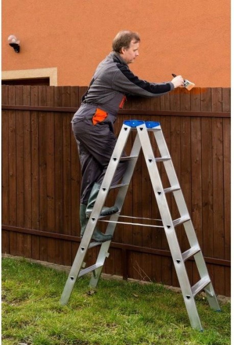 VENBOS PROFI 5504 dvojramenný rebrík 2x4, hliníkový
