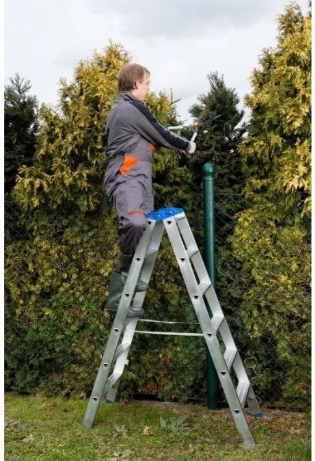 VENBOS PROFI 5504 dvojramenný rebrík 2x4, hliníkový