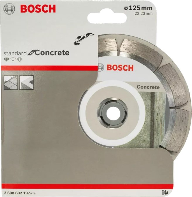 BOSCH STANDARD FOR CONCRETE rezný kotúč 125x1,6x22,2 mm, diamantový, na betón