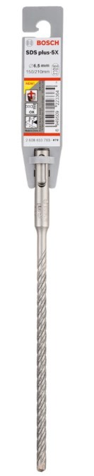 BOSCH SDS PLUS-5X vrták 6,5x150 mm, SDS-PLUS, vidiový, 4 čepieľky, do betónu a muriva
