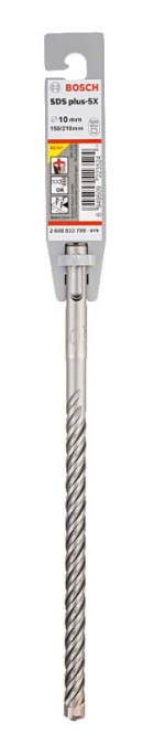 BOSCH SDS PLUS-5X vrták 10x150 mm, SDS-PLUS, vidiový, 4 čepieľky, do betónu a muriva