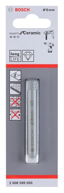 BOSCH EXPERT FOR CERAMIC vŕtacia korunka 8 mm, diamantová, do dlaždíc