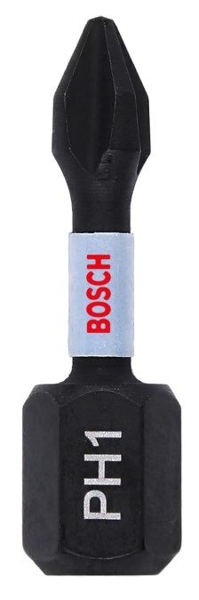 BOSCH IMPACT CONTROL skrutkovací bit PH1, 25 mm, 2 ks, krížový