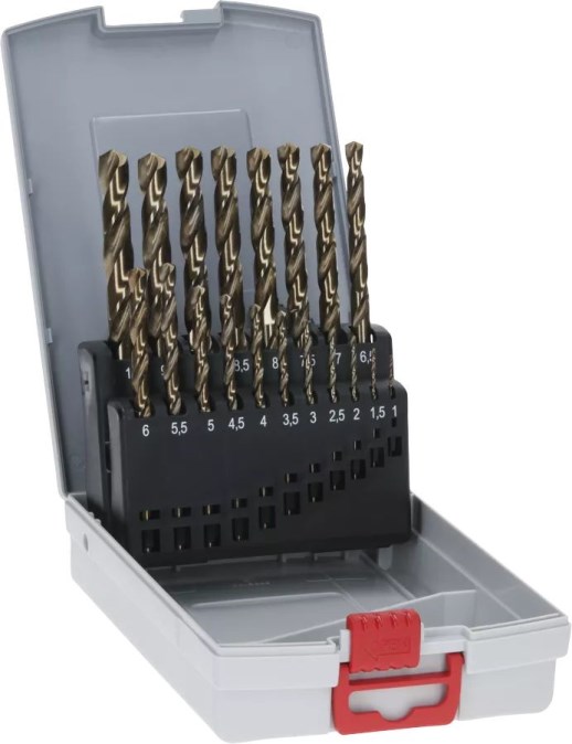 BOSCH ROBUST LINE set vrtákov 2-8 mm, 6 ks, CYL, na kov