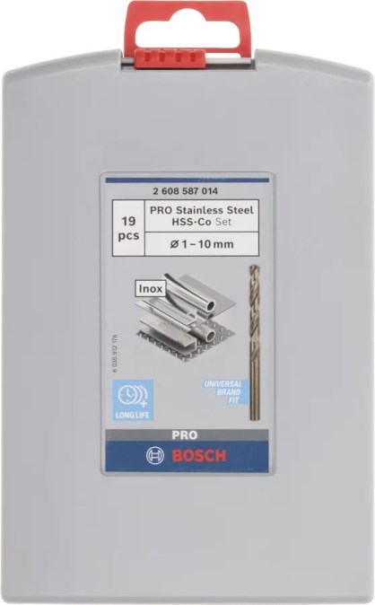 BOSCH ROBUST LINE set vrtákov 2-8 mm, 6 ks, CYL, na kov