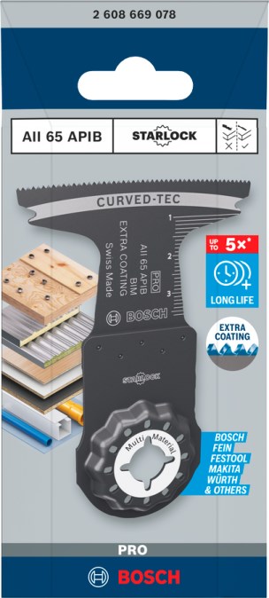 BOSCH PRE AII 65 APIB ponorný pílový list 65x40 mm, univerzálny