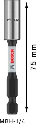 BOSCH magnetický držiak bitov HEX 1/4", 75 mm, univerzálny