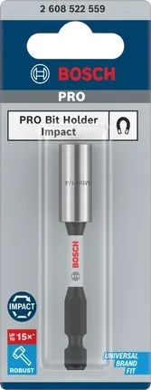 BOSCH magnetický držiak bitov HEX 1/4", 75 mm, univerzálny
