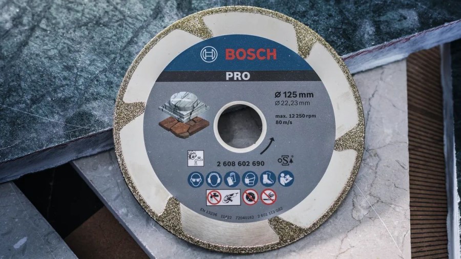 BOSCH PRE MARBLE rezný kotúč 125x2,2x22,2 mm, diamantový, na mramor