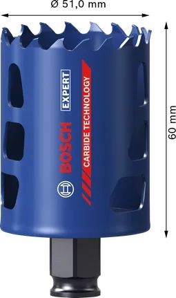 BOSCH EXPERT MULTI MATERIAL PRO vŕtaciu korunku 51 mm, Power Change Plus, karbidová, univerzálna