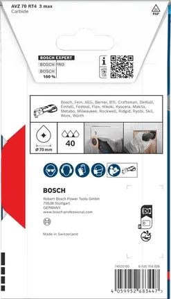BOSCH EXPERT 3 MAX AVZ 70 RT4 odstraňovač malty 70mm