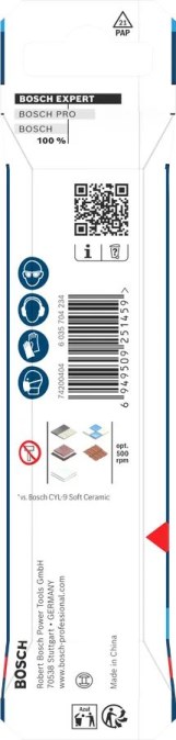BOSCH EXPERT HARD CERAMIC vrták 12x90 mm, HEX-9, karbidový, na dlaždice