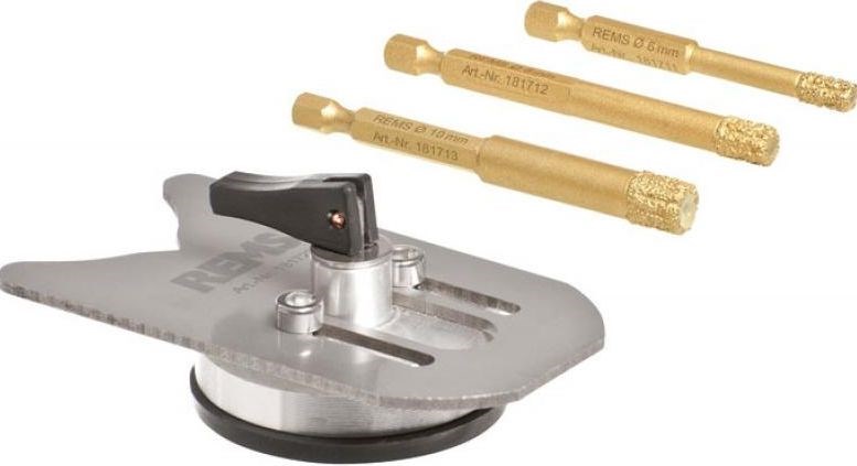 REMS set vŕtacích koruniek 6-10 mm, 3 ks, diamantové, na obklady (sada)