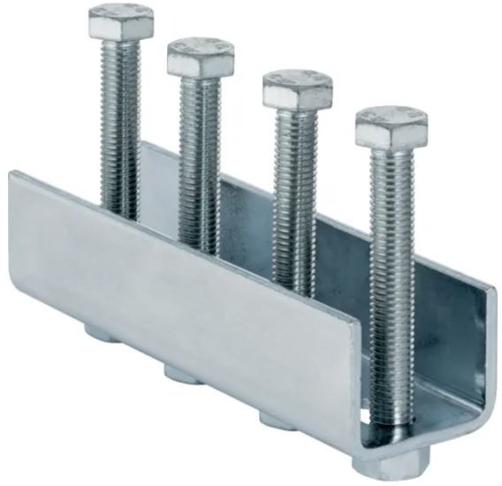 GEBERIT PLUVIA spojovací prvok 160x45x40mm, pre nosný C-profil, oceľ, pozink