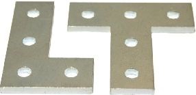 Spojka nosníkov 40mm, L, oceľ