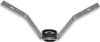 Záves pr.8mm, 67mm, ZV, oceľ