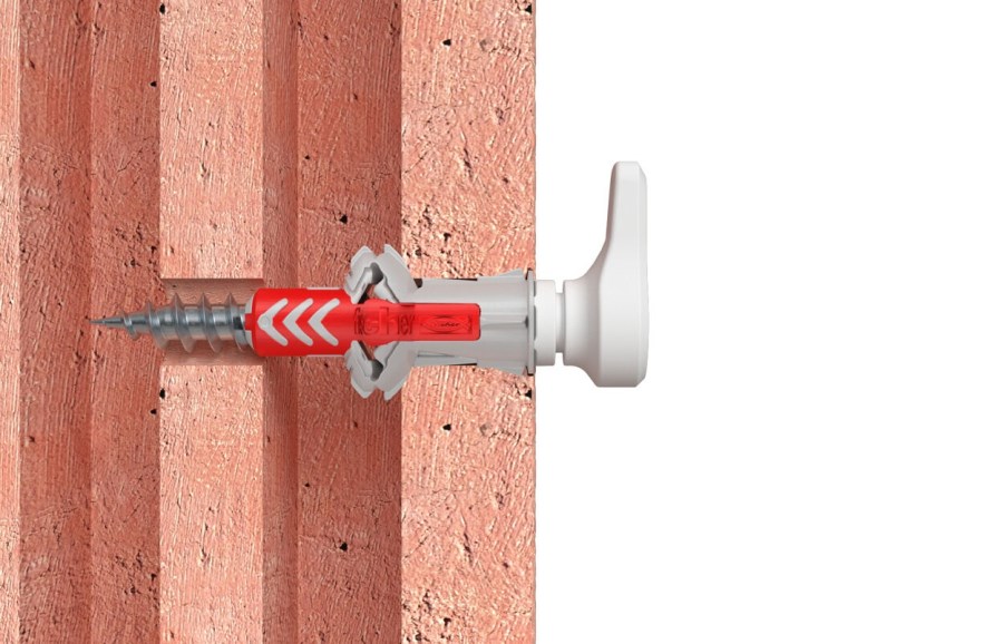 FISCHER EASYHOOK skoba + DUOPOWER hmoždinka 6x30mm, nylon (sada)