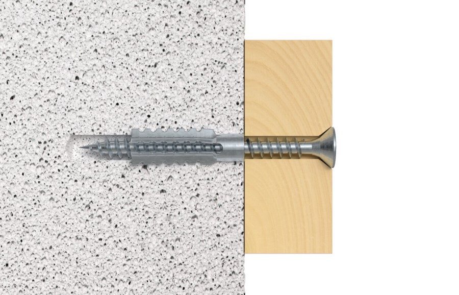 FISCHER FMD rozperná hmoždinka 8x38mm, pre skrutky do dreva a drevotriesok, kov