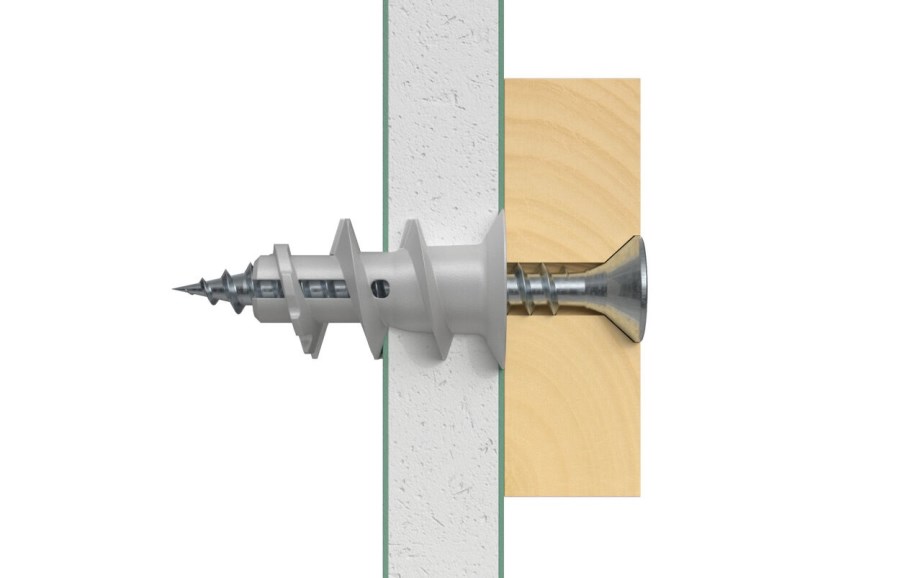 FISCHER GK hmoždinka 4-5mm, 22mm, pre sadrokartón, nylon
