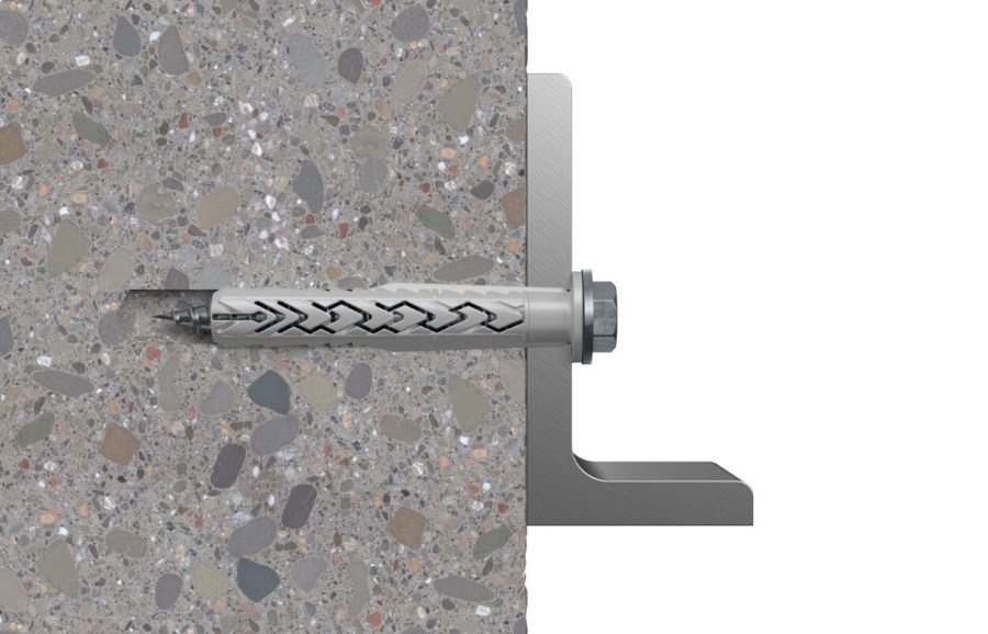 FISCHER SXRL-FUS rámová hmoždinka 10x120mm, so skrutkou so šesťhrannou hlavou, nylon/oceľ pozink