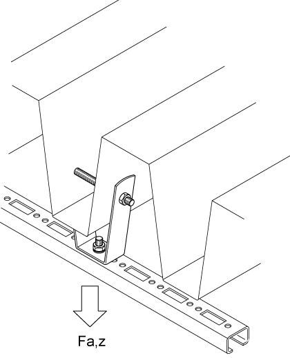WALRAVEN BIS trapézový úchyt VdS 13mm, oceľ