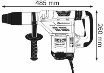 BOSCH GBH 5-40 DCE PROFESSIONAL kombinované kladivo 8,8 J, 1150 W, SDS-Max, kufor