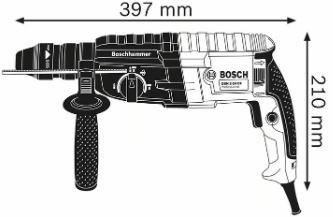 BOSCH GBH 240 F PROFESSIONAL kombinované kladivo 2,7 J, 790 W, SDS-Plus