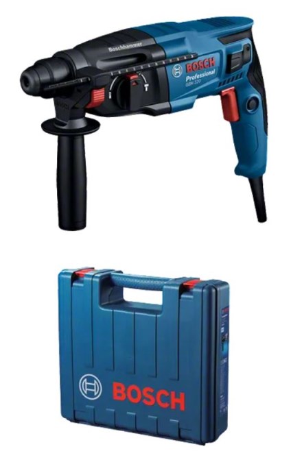 BOSCH PROFESSIONAL PRE GBH 220 kombinované kladivo 2 J, 720 W, SDS Plus, kufor