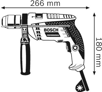 BOSCH GSB 13 RE PROFESSIONAL príklepová vŕtačka 600 W