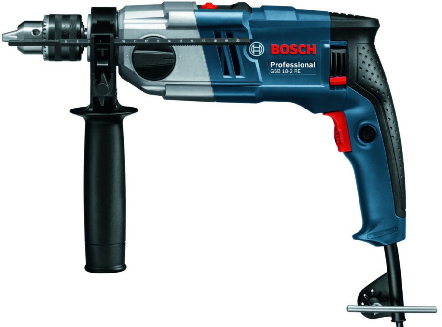 BOSCH GSB 18-2 RE PROFESSIONAL príklepová vŕtačka 800 W, dvojrýchlostná