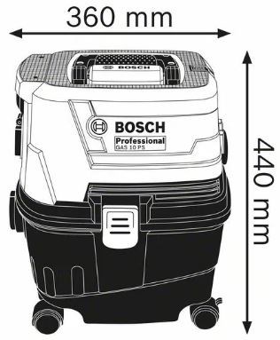 BOSCH GAS 15 PS PROFESSIONAL vysávač 1100 W, na suché a mokré vysávanie, príslušenstvo