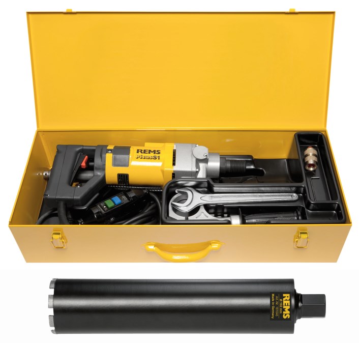 REMS PICUS S1 jadrová vŕtačka 1800 W, do 162 mm, korunka, kufor, príslušenstvo