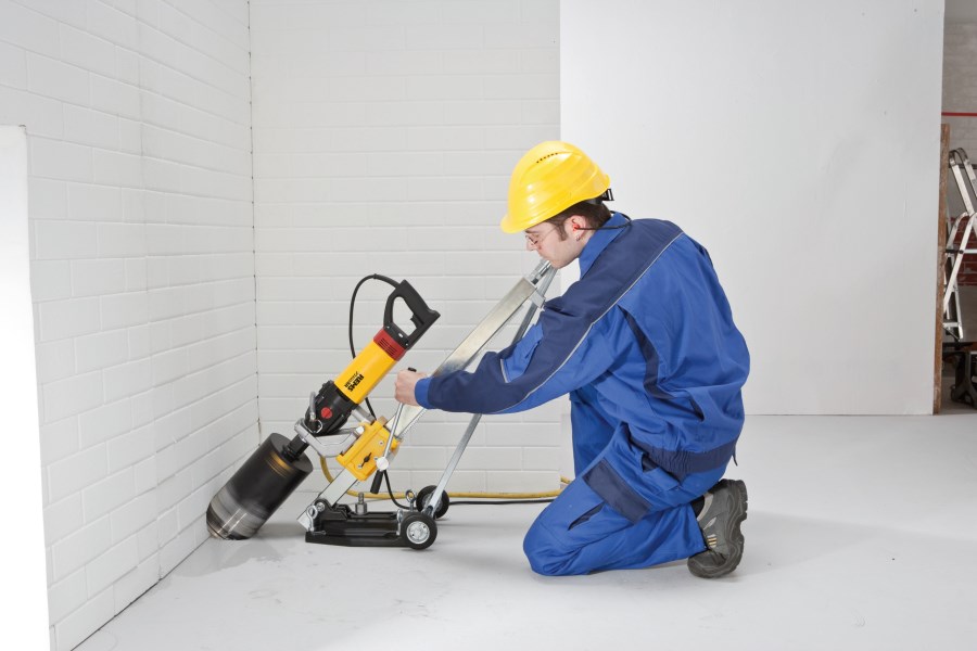 REMS PICUS SR SET TITAN jadrová vŕtačka 2200 W, do 250 mm, REMS TITAN stojan, kufor, príslušenstvo (sada)
