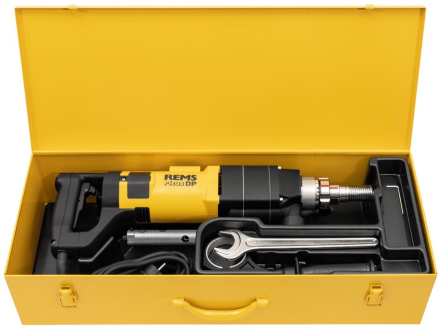 REMS PICUS SD jadrová vŕtačka 2200 W, do 202 mm, REMS TITAN stojan, kufor