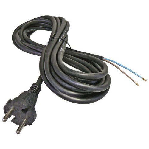 Flexo šnúra guma S03030 2x1,0 3m H05RR-F priama vidlica
