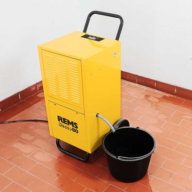 REMS SECCO 80 SET odvlhčovač vzduchu 80 l/24h, 680 W + merač vlhkosti DETECT W