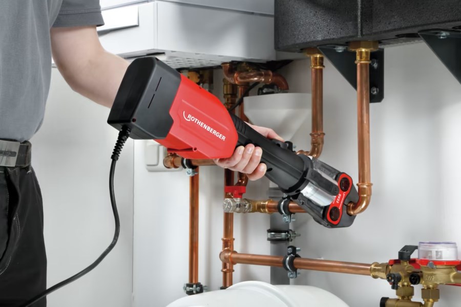 ROTHENBERGER ROMAX 3000 AC elektrohydraulický radiálny lis 12-110 mm, 32 kN, kufor