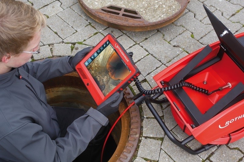 ROTHENBERGER ROCAM 4 PLUS MINI MODULE vymeniteľný navijak 40-100 mm, hlava 25 mm, kábel 16 m
