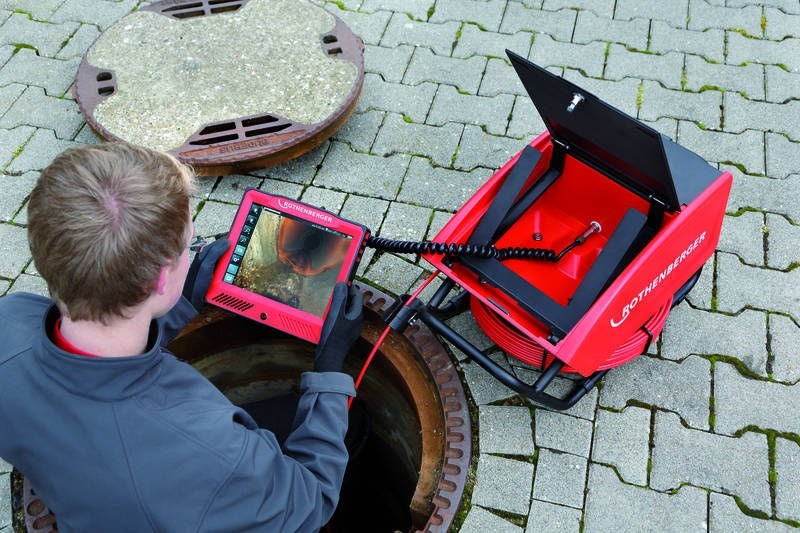 ROTHENBERGER ROCAM 4 PLUS MINI MODULE vymeniteľný navijak 40-100 mm, hlava 25 mm, kábel 16 m