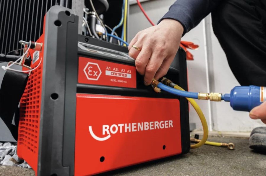 ROTHENBERGER ROREC PRE A3 odsávacia jednotka chladív 3000 ot./min, 750 W