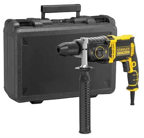 STANLEY FATMAX príklepová vŕtačka 1100 W, dvojrýchlostný, kufor