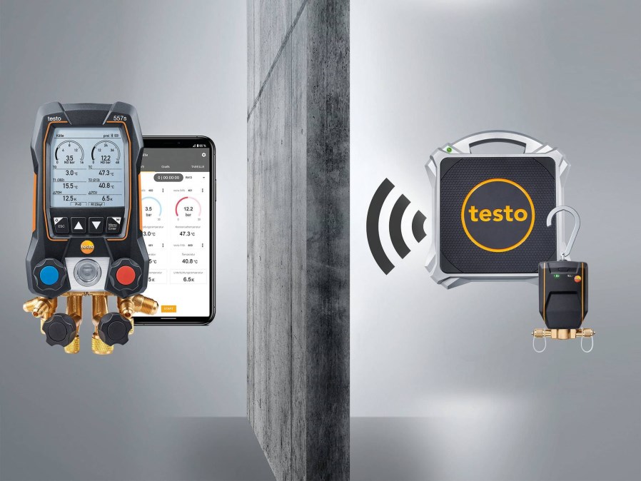 TESTO 560i digitálna váha na chladivá a inteligentný ventil 0-100 kg, Bluetooth