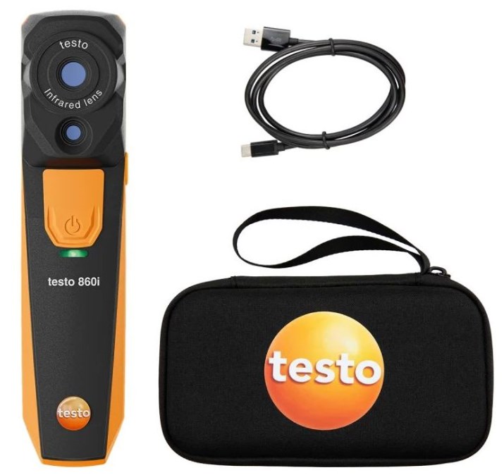 TESTO 860i termokamera -20 +350 ° C, bezdrôtová, Bluetooth, ovládanie smartfónom, v puzdre