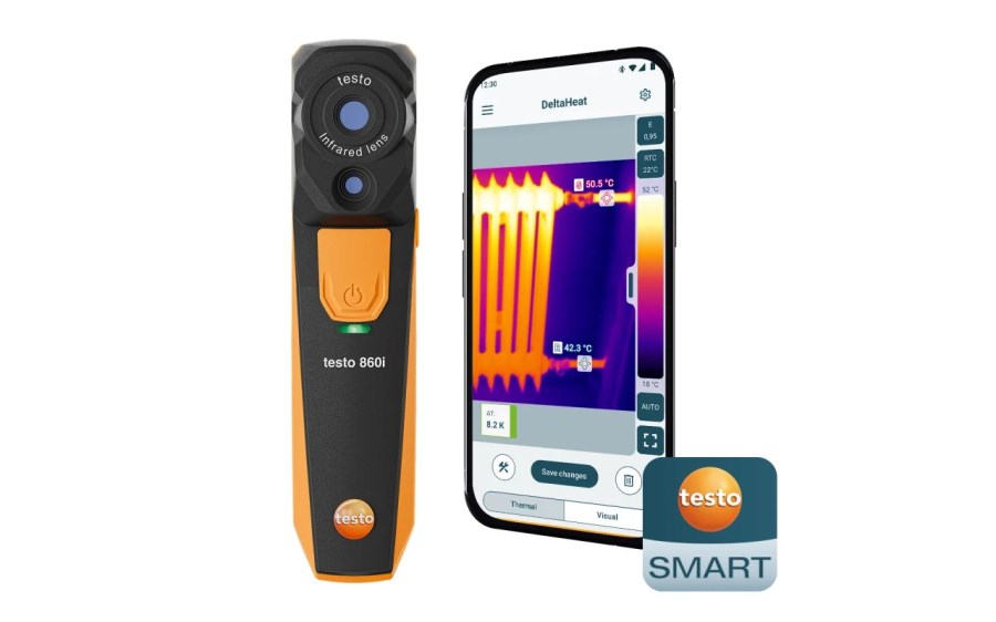 TESTO 860i termokamera -20 +350 ° C, bezdrôtová, Bluetooth, ovládanie smartfónom, v puzdre