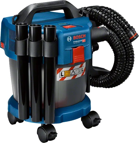 BOSCH PRE HEAVY DUTY GAS 18V-10 L aku vysávač 18 V, na suché a mokré vysávanie, bez akumulátora, bez nabíjačky, príslušenstvo