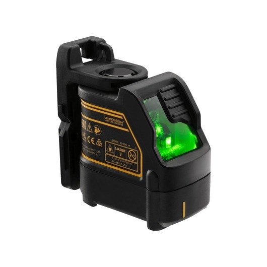 DEWALT zelený krížový laser, 3x1,5 V, v kufri