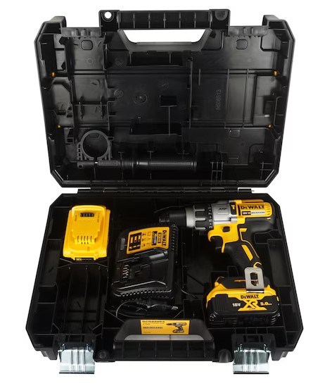 DEWALT DCD996 aku príklepová vŕtačka 18 V, 2x akumulátor 5,0 Ah, nabíjačka, kufor